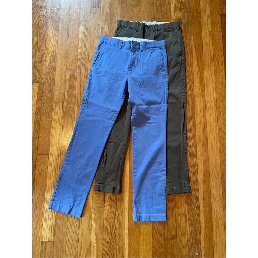 CREWCUTS | two pairs stretch khakis size 14